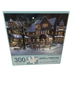 Bits And Pieces 300-Piece Jigsaw Puzzle The Carolers By H. Hargrove 18" X 24"